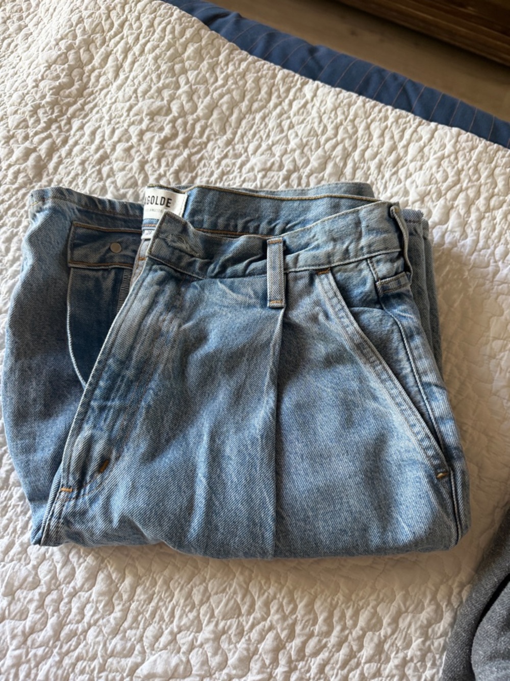 Agolde Denim Ellis Shorts - Picture 5 of 5